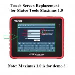 Touch Screen Digitizer Replacement for Matco Tools Maximus 1.0